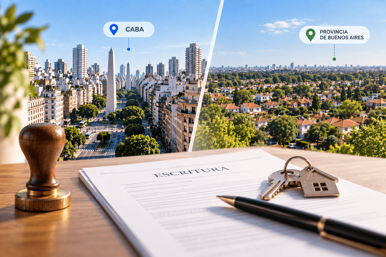 Escrituras en CABA vs Provincia de Buenos Aires: cuál de los dos mercados aguantó mejor en 2026