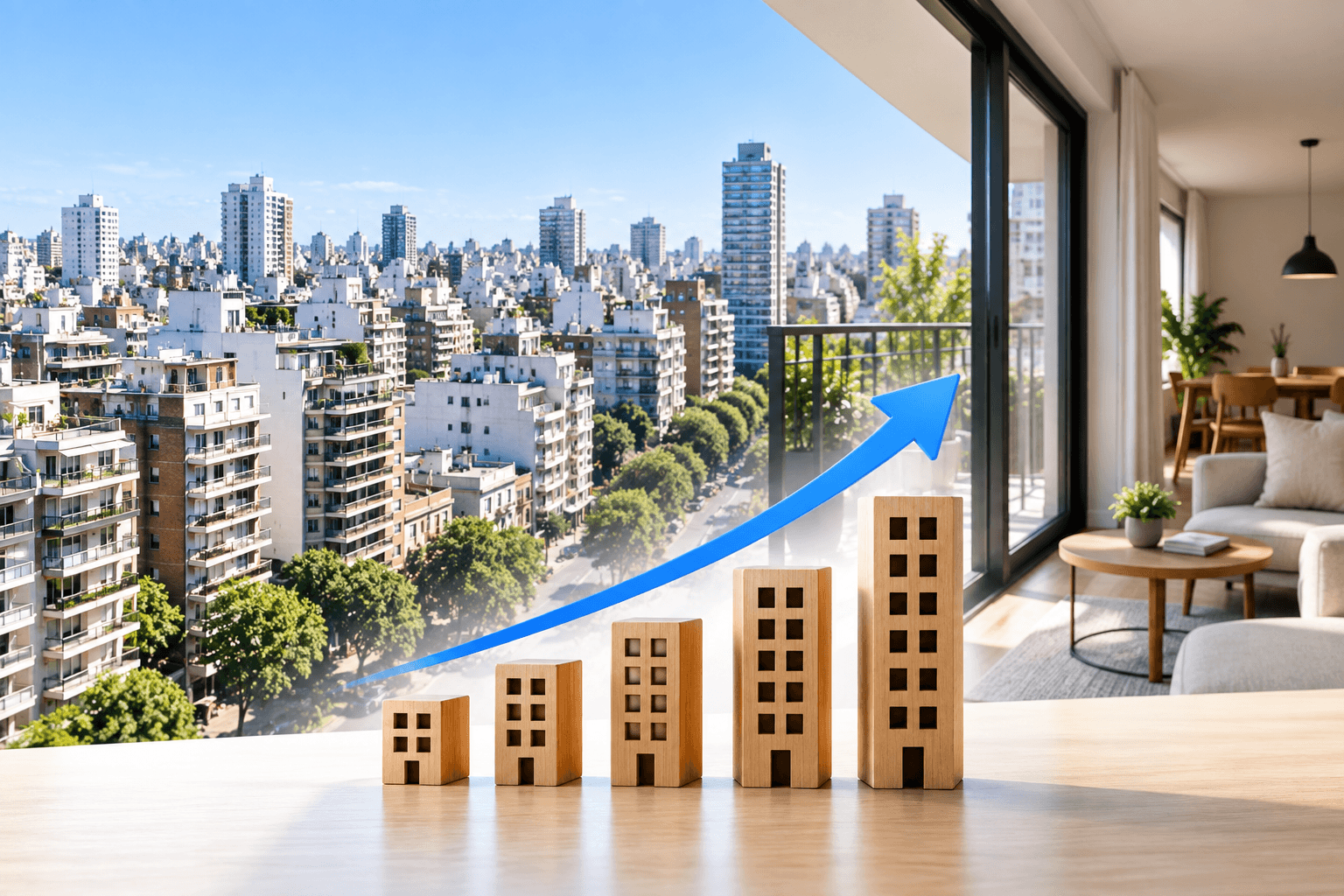 Oferta en venta de 2 ambientes en CABA: qué barrios concentran más avisos y cómo se movió en el último año