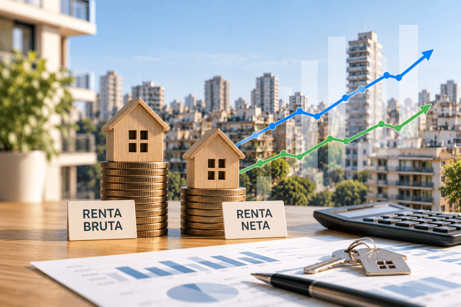 Renta bruta vs renta neta del alquiler: cómo evolucionó el rendimiento en el último año